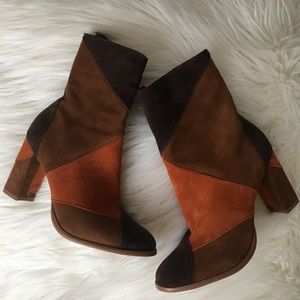 MATISSE Jigsaw Leather Block Heel Boot